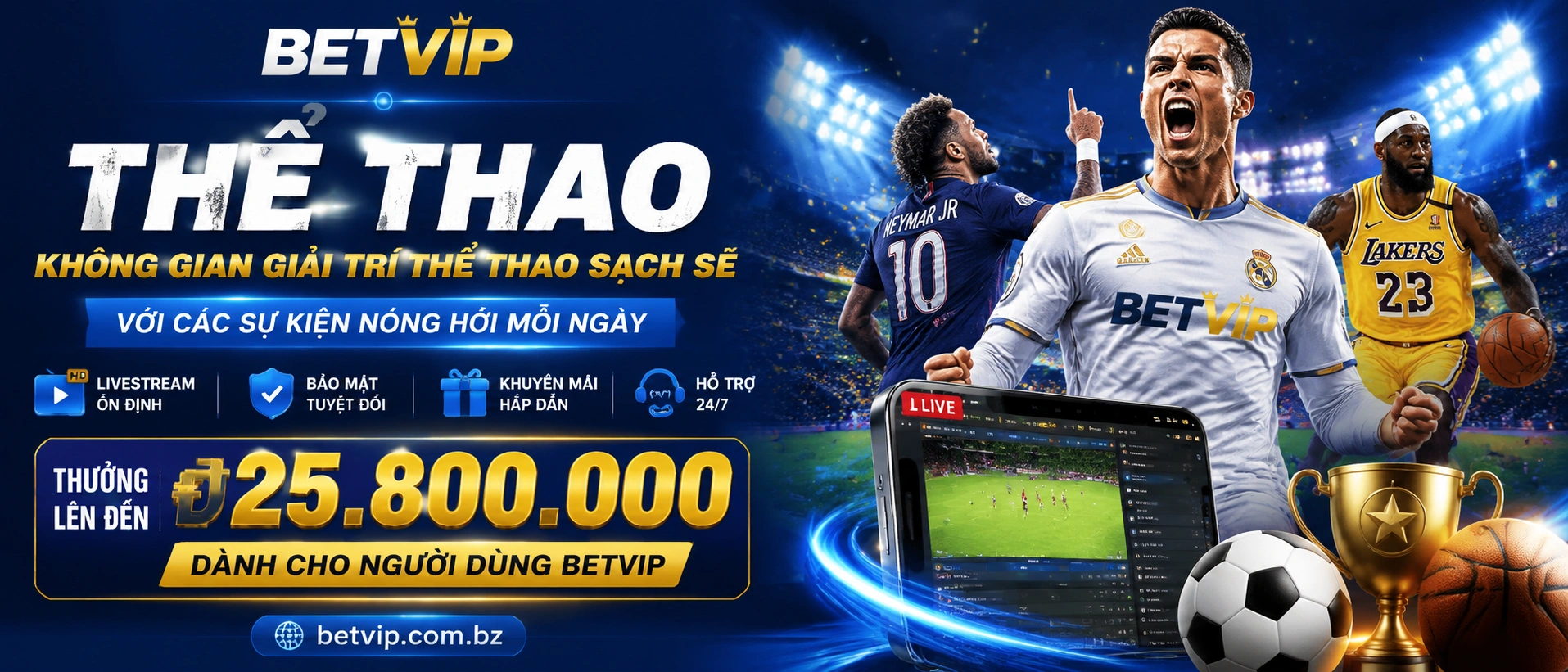 Kênh liên hệ chính thức BetVIP
